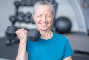 Midlife Woman Lifting